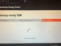 Na ekranie komputera trwa rejestracja karty SIM w Orange Online. Widoczny jest trzeci krok: Rejestracja.