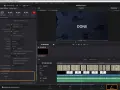 Ustawienia eksportu w DaVinci Resolve po polsku: zaznaczono opcję "Export Subtitle" i format "Burn into video".