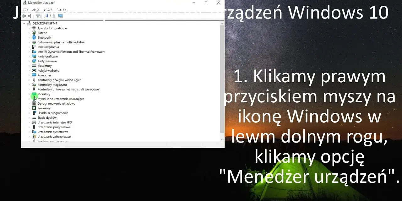 Jak włączyć menedżer urządzeń Windows 10 w prosty sposób i szybko