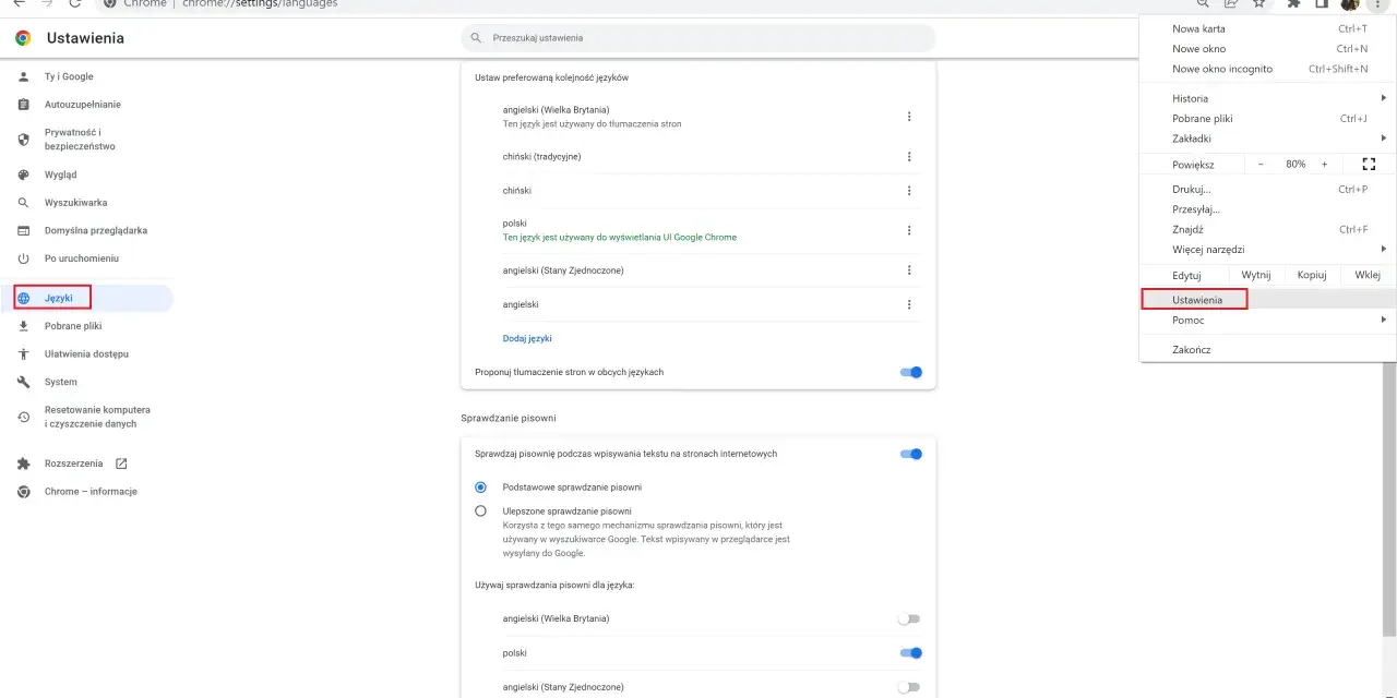 Jak zmienić język w przeglądarce Google i uniknąć problemów z ustawieniami