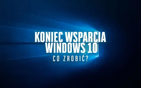 Koniec wsparcia dla Windows 10. Co zrobić? Tło z charakterystycznym dla systemu Windows gradientem.