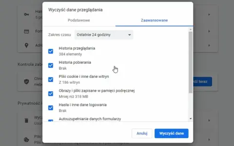 Jak wyczyścić historię przeglądarki Chrome i zadbać o prywatność