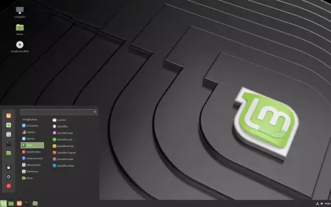 Menu z aplikacjami w Linux Mint. Zastanawiasz się, linux co to? To system operacyjny, który daje Ci wolność wyboru.