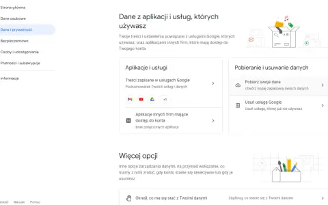 Jak usunąć konto Gmail? Na stronie "Dane i prywatność" znajdziesz opcję "Usuń usługę Google", która pozwoli Ci pozbyć się konta.