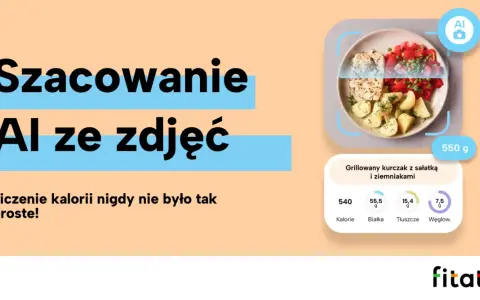 AI analizuje posiłek: grillowany kurczak z sałatką i ziemniakami. Zastanawiasz się, czy wybrać Yazio czy Fitatu? Fitatu ułatwia liczenie kalorii!