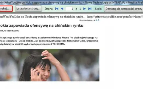 Jak wydrukować artykuł ze strony internetowej bez zbędnych elementów