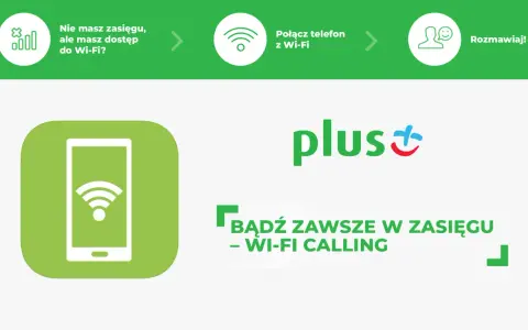 Bądź zawsze w zasięgu dzięki Wi-Fi Calling Plus. Rozmawiaj bez ograniczeń, nawet gdy nie masz zasięgu sieci komórkowej.