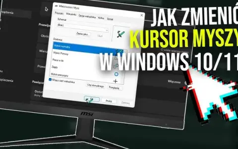 Jak zmienić kursor w Windows 11 i uniknąć frustracji z ustawieniami