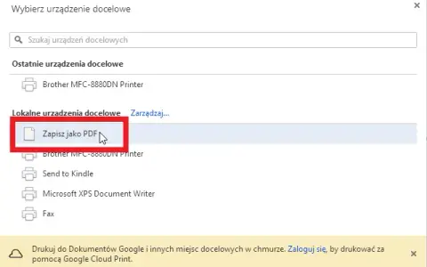 Jak zapisać stronę internetową w PDF - proste metody i narzędzia