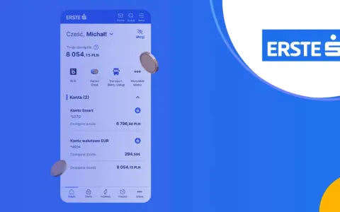 Zarządzaj finansami z aplikacją mobilną Erste. Sprawdź saldo konta Smart i walutowego, wykonuj przelewy i korzystaj z BLIK.