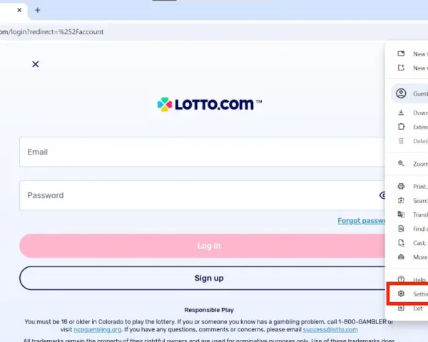 Jak włączyć sprawdzanie lokalizacji w przeglądarce lotto, aby grać bez problemów