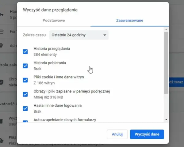 Jak wyczyścić historię przeglądarki Chrome i zadbać o prywatność