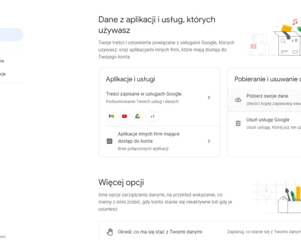 Jak usunąć konto Gmail? Na stronie "Dane i prywatność" znajdziesz opcję "Usuń usługę Google", która pozwoli Ci pozbyć się konta.