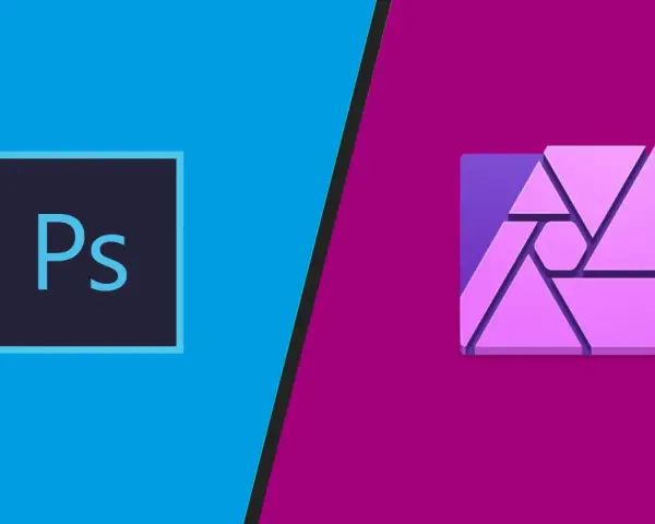 Porównanie ikon Photoshop i Affinity Designer. Szukasz alternatywy dla adobe illustrator free?