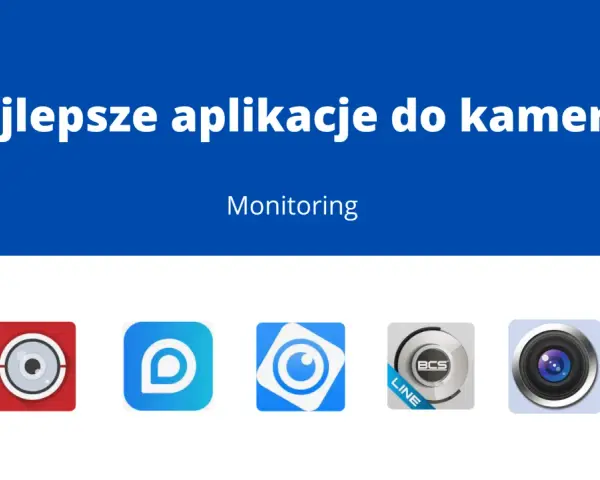 Najlepsze aplikacje do kamer IP. Monitoring przez internet. Ikony aplikacji do monitoringu.