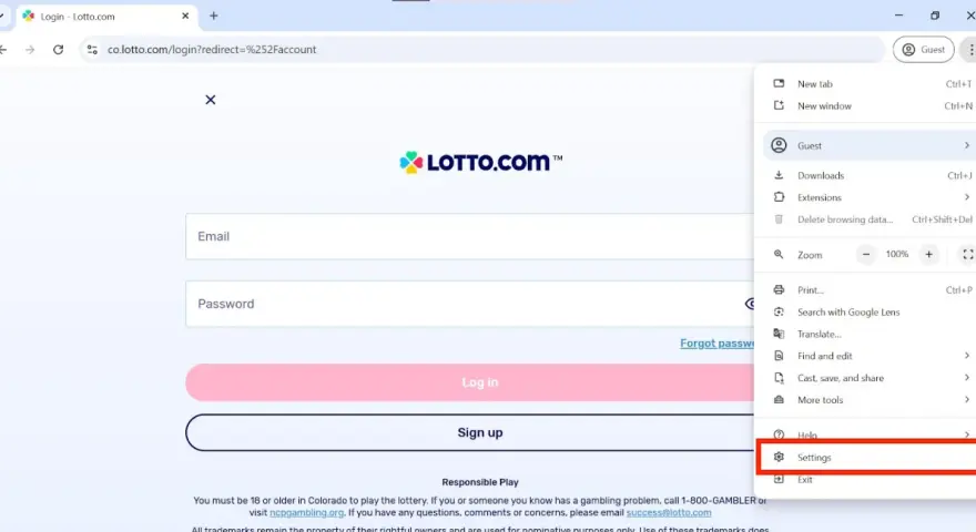 Jak włączyć sprawdzanie lokalizacji w przeglądarce lotto, aby grać bez problemów