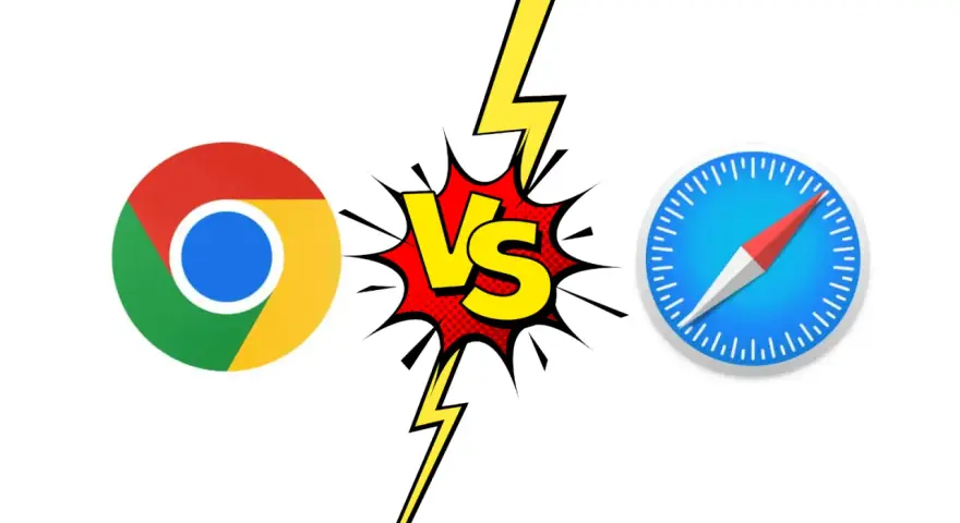 Ikona Google Chrome kontra ikona Safari. Który przeglądarka będzie lepsza na Windows?