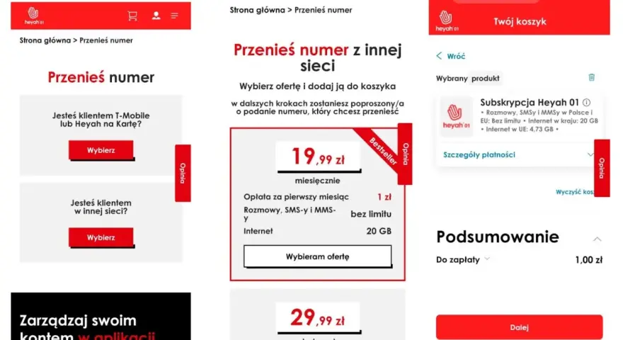 Przeniesienie numeru do Heyah. Wybierz ofertę, by przenieść swój numer z innej sieci. Bestsellerowa subskrypcja za 19,99 zł miesięcznie.