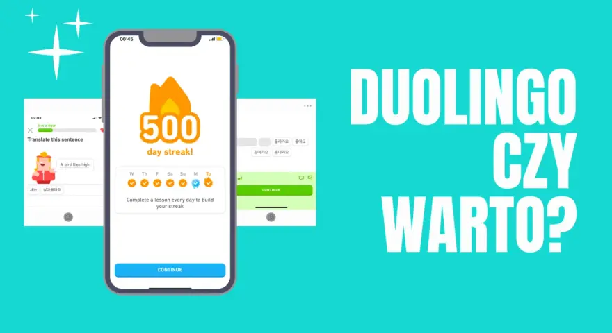 Aplikacja Duolingo z 500-dniową serią lekcji. Czy warto uczyć się z Duolingo?