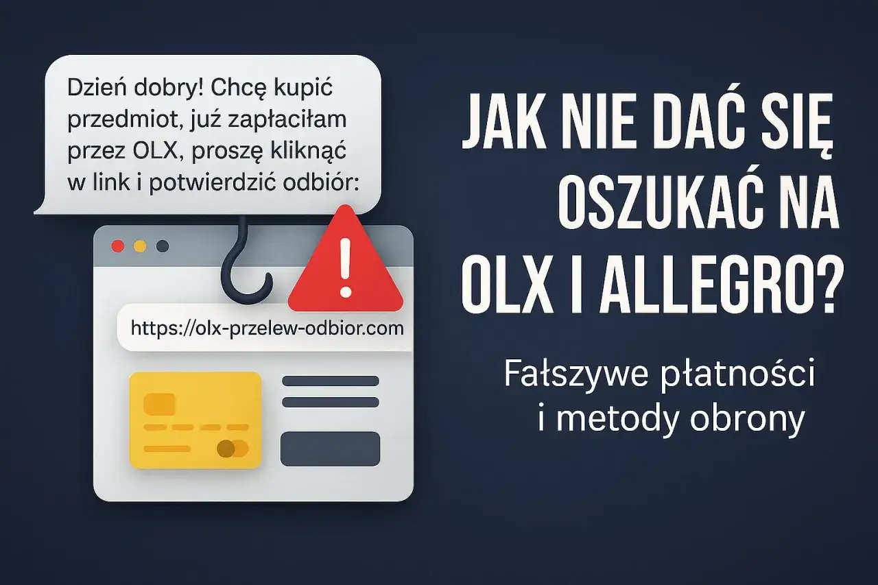 Oszuści na OLX podszywają się pod kupujących, wysyłając fałszywe linki do płatności. Uważaj na podejrzane strony!
