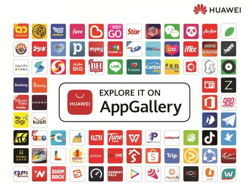 Wiele aplikacji, które można znaleźć w Google Play: za darmo, dostępne są również w Huawei AppGallery.